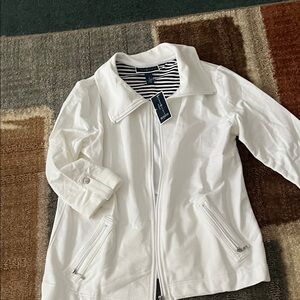 Karen Scott Women's White Utility Jacket